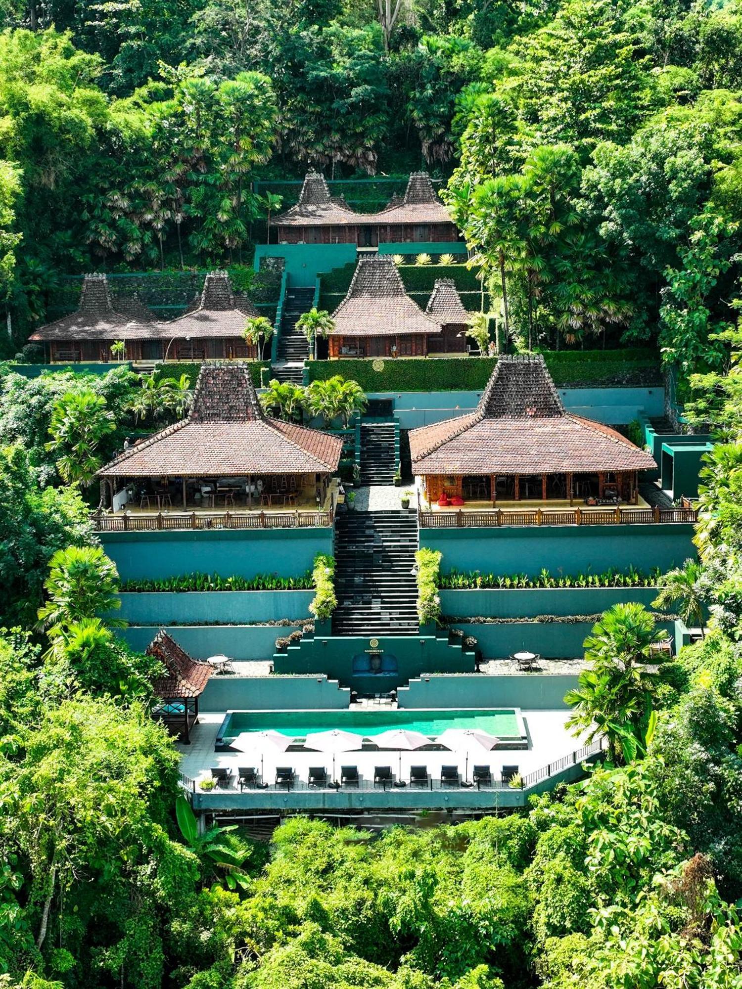Villa Borobudur Resort Маґеланґ Екстер'єр фото
